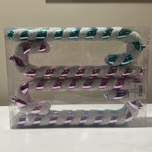 🌸NEW 8 Pieces Candy 🍭 Cane Christmas Ornaments from HOBBY LOBBY With Tags.